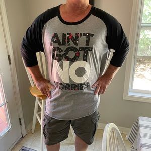 2/$10 Hard Ten Clothing Co. Men’s Quarter length sleeves T-shirt. Size 4XL